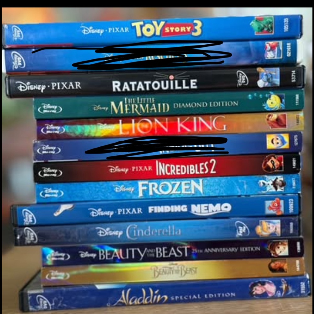Disney Movie DVD Lot